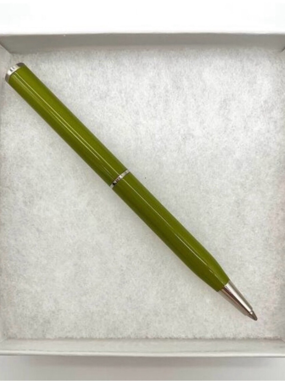 Coach NWOT Olive Green Ballpoint Pen with Refill - RARE - Picture 3 of 3